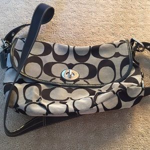 Coach Over the Shoulder Black Purse